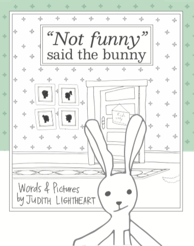 "Not funny," said the bunny cover